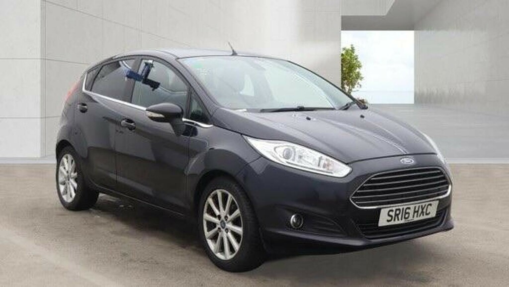 Ford Fiesta Hatchback 1.0T Ecoboost Titanium Euro 6 Ss Black