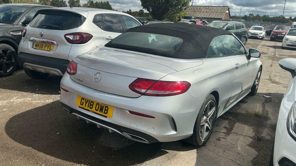 Mercedes-Benz C Class C 220 Amg Line D GY18OWB Silver #3
