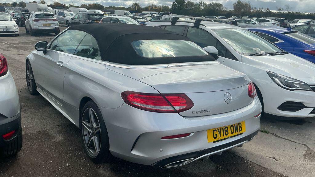 Mercedes-Benz C Class C 220 Amg Line D GY18OWB Silver #2
