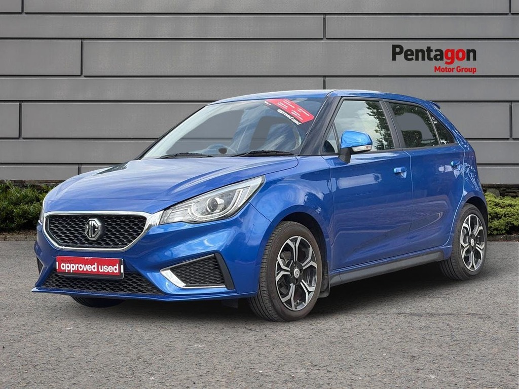MG MG3 1.5 Vti Tech Exclusive Nav Hatchback Ma YX21ZNR Blue #3