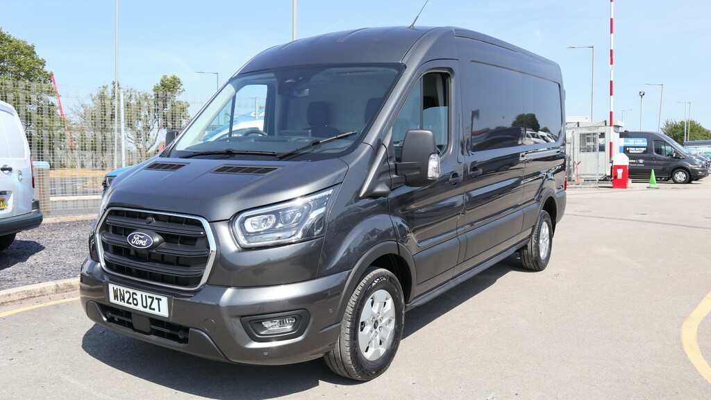 Ford Transit Custom 350 L3 Lwb H2 Medium Roof Limited Nav 130Ps Eu6 8 WN26UZT Grey #3
