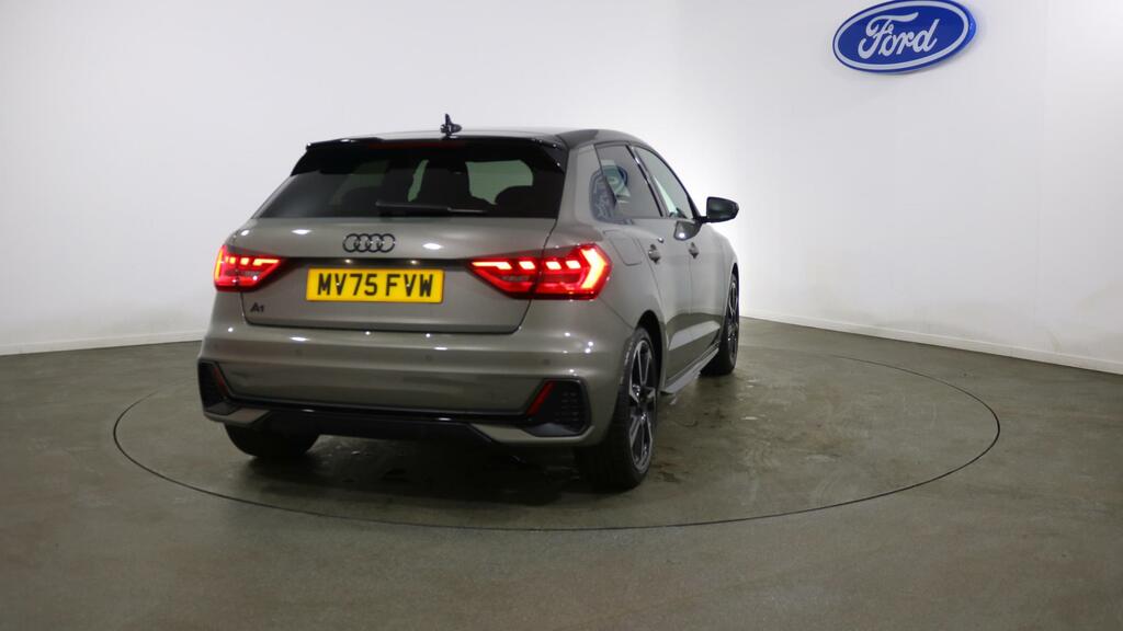 Audi A1 30 Tfsi Black Edition MV75FVW Grey #3