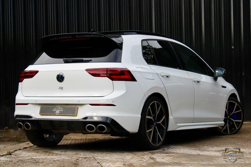 Volkswagen Golf R White #4