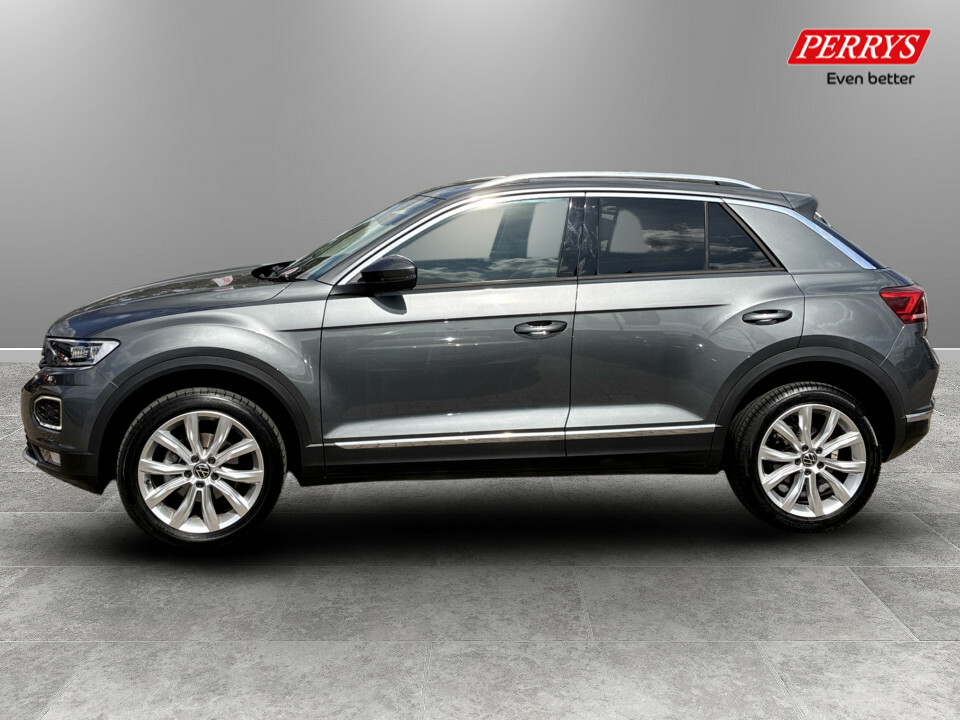 Volkswagen T-Roc 1.5 Tsi Evo Sel Dsg Grey #4