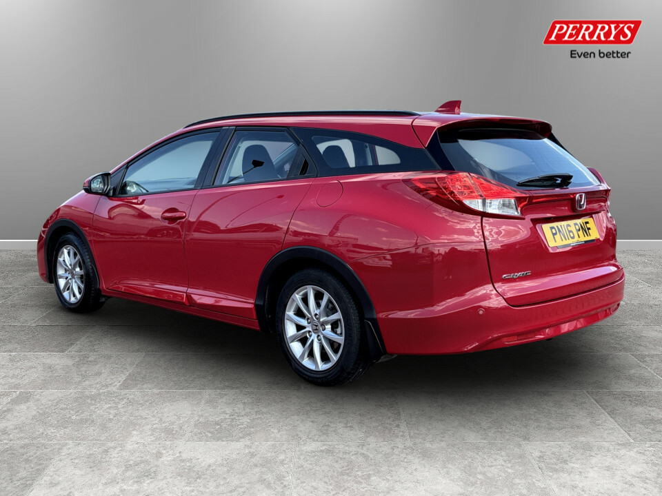 Honda Civic 1.6 I-dtec Se Plus Red #5