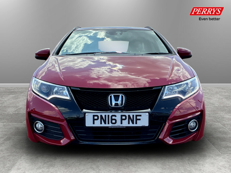 Honda Civic 1.6 I-dtec Se Plus Red #2