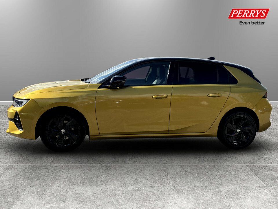 Vauxhall Astra 1.2 Turbo 130 Gs CV23EKJ Yellow #4