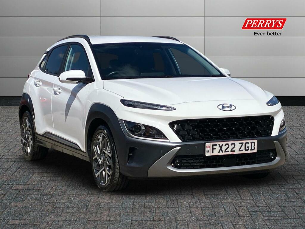 Hyundai Kona 1.6 Gdi Hybrid Premium Dct White