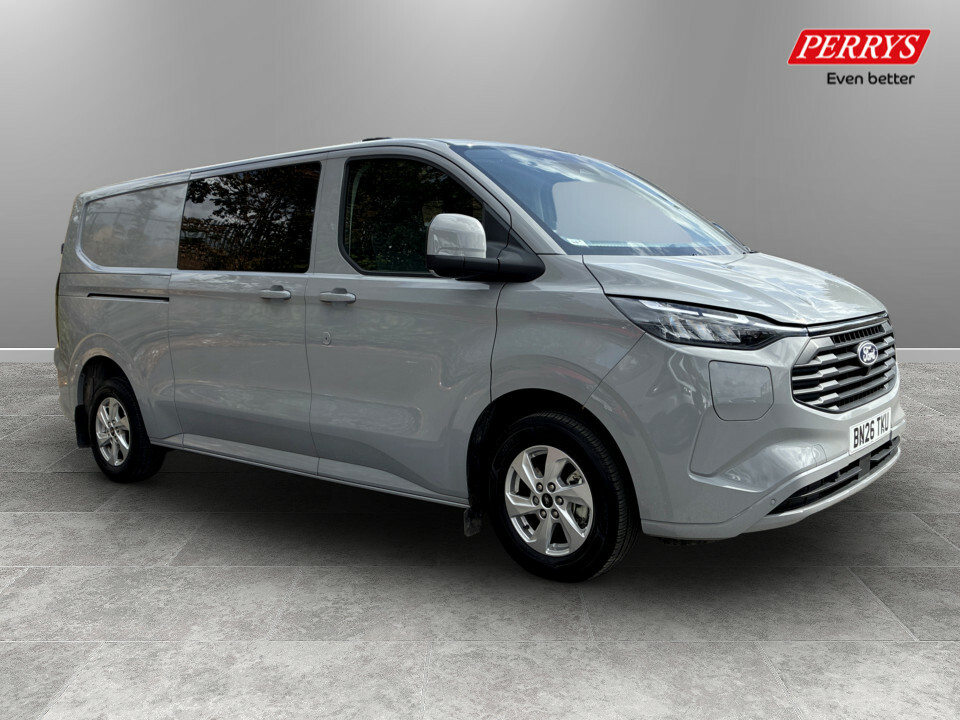 Ford Transit Custom 2.5 Phev 232Ps H1 Double Cab Van Limited BN26TKU Grey