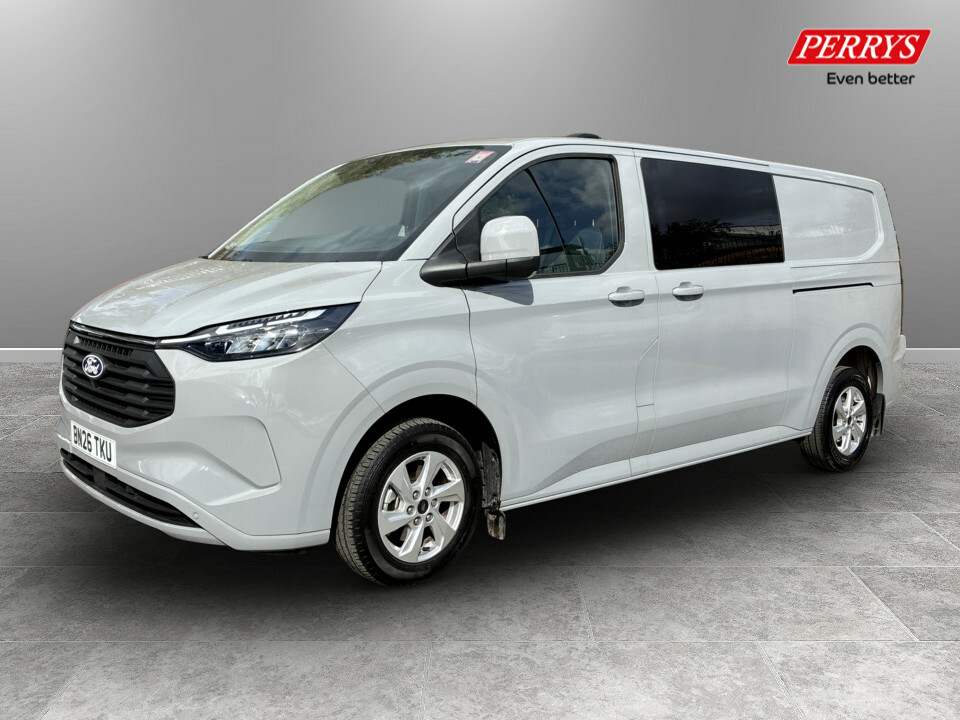 Ford Transit Custom 2.5 Phev 232Ps H1 Double Cab Van Limited BN26TKU Grey #3
