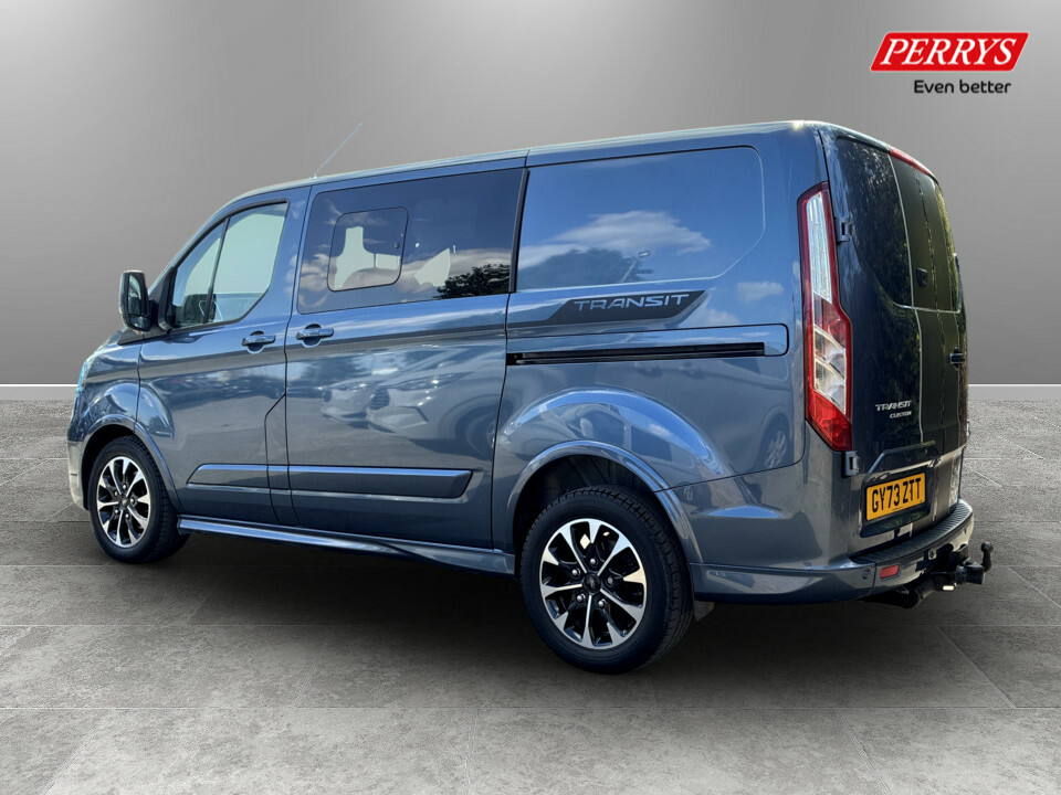 Ford Transit Custom 2.0 Ecoblue 170Ps Low Roof Dcab Sport Van GY73ZTT Blue #5