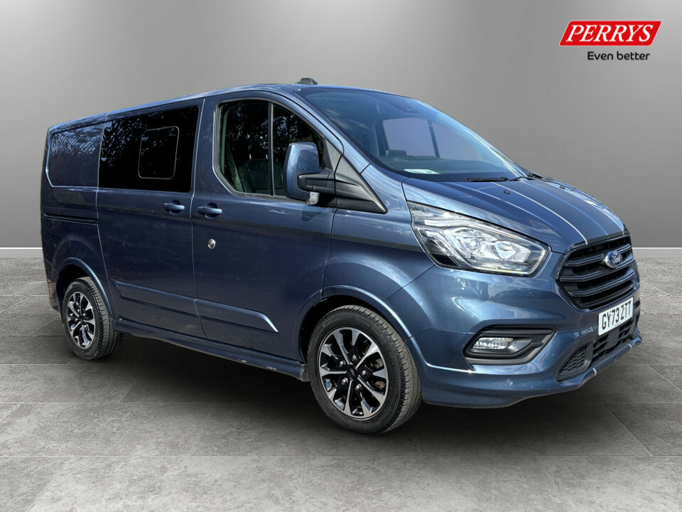 Ford Transit Custom 2.0 Ecoblue 170Ps Low Roof Dcab Sport Van Blue