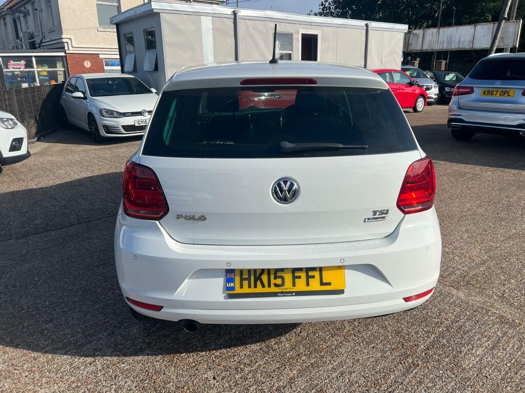Volkswagen Polo 1.2 Tsi Bluemotion Tech Se Euro 6 Ss HK15FFL White #6
