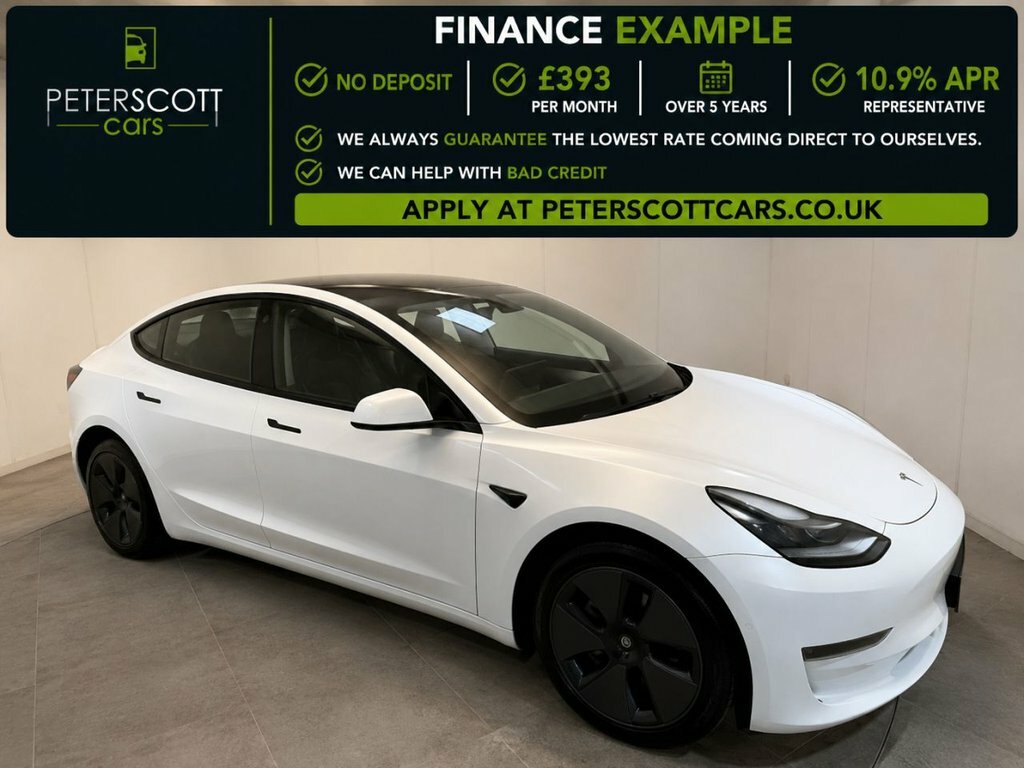 Tesla Model 3 Saloon HJ21CJE White #3