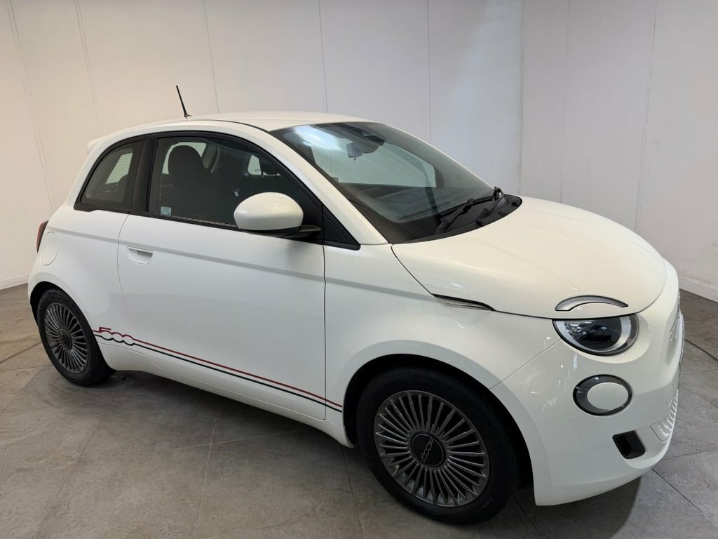 Fiat 500E Hatchback White #4