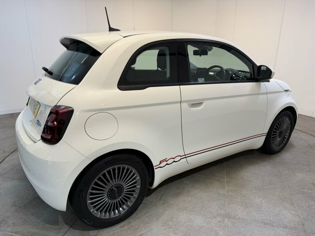Fiat 500E Hatchback White #5