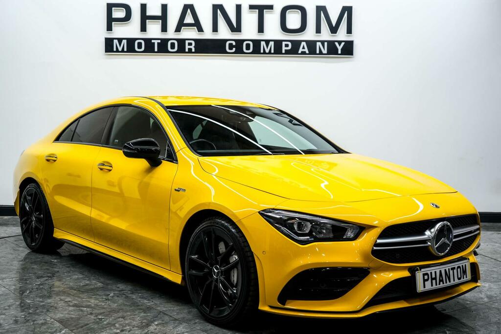 Mercedes-Benz CLA Class 2.0 Cla35 Amg Premium Coupe 7G-dct 4Matic Euro 6 Yellow