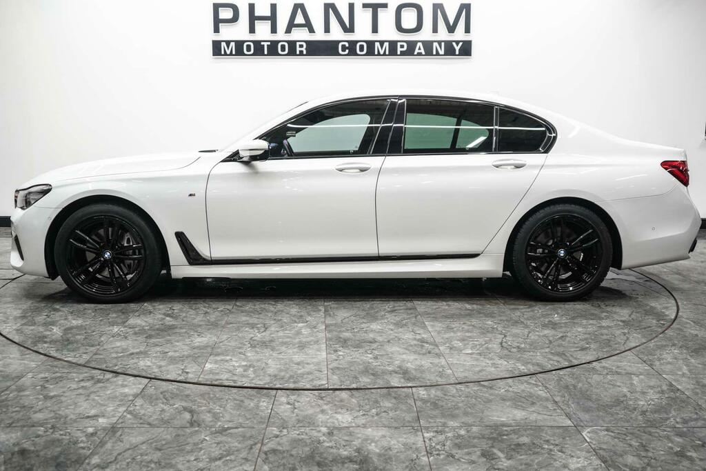 BMW 7 Series M Sport White #3