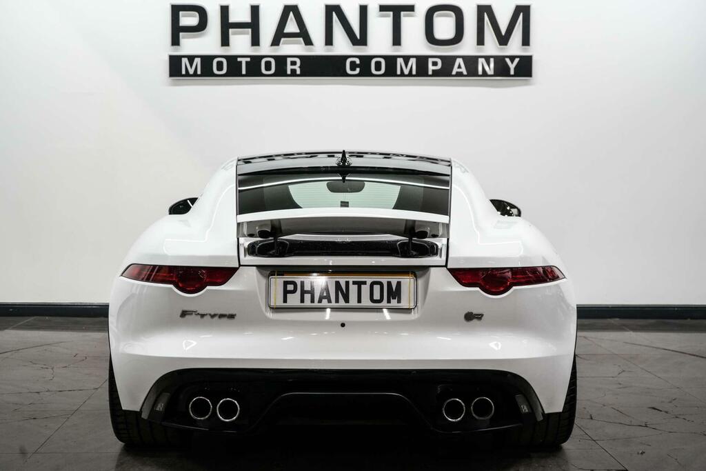 Jaguar F-Type R White #5