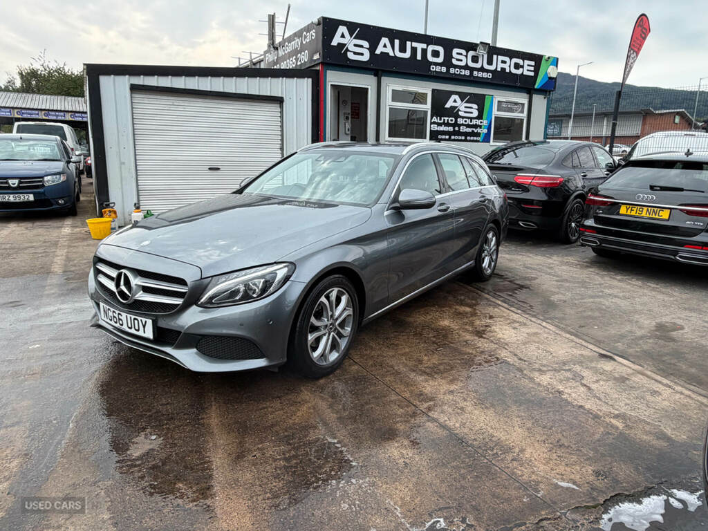 Mercedes-Benz C Class C200d Sport NG66UOY Grey #3