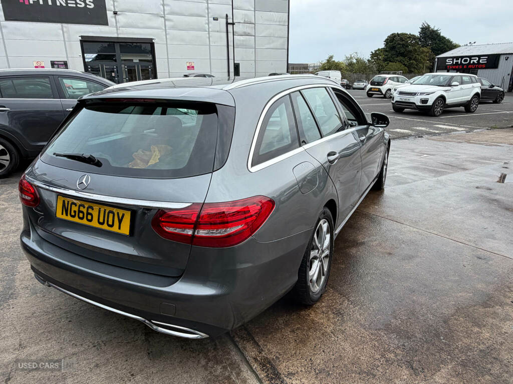 Mercedes-Benz C Class C200d Sport NG66UOY Grey #6