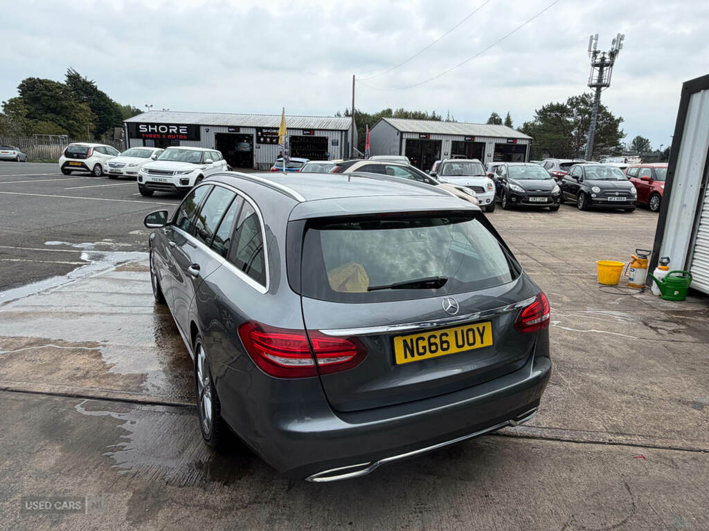 Mercedes-Benz C Class C200d Sport NG66UOY Grey #5
