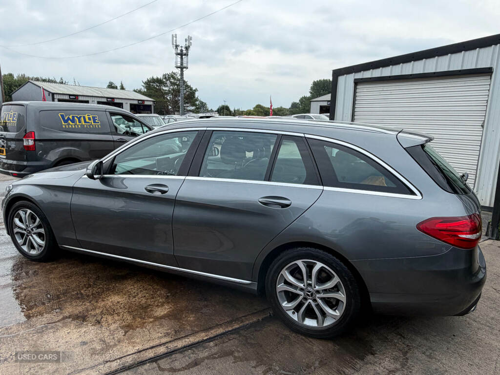 Mercedes-Benz C Class C200d Sport NG66UOY Grey #4