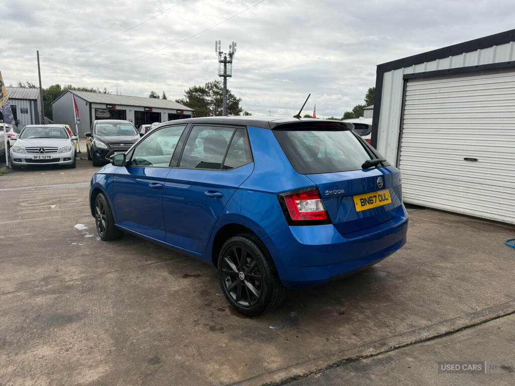 Skoda Fabia 1.0 Tsi Colour Edition BN67OUL Blue #6