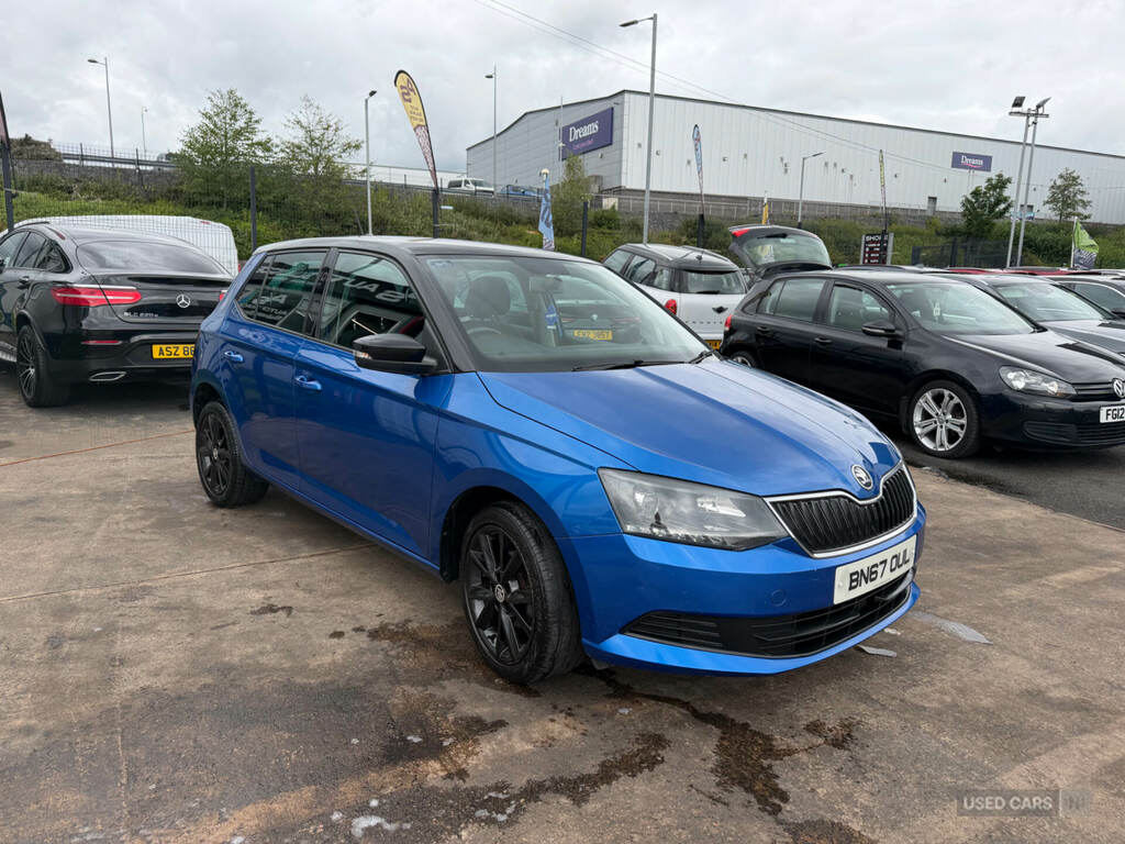 Skoda Fabia 1.0 Tsi Colour Edition BN67OUL Blue #2