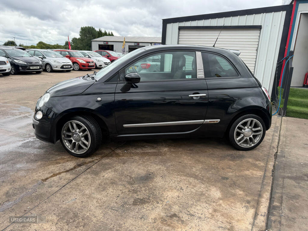 Fiat 500 1.2 Bydiesel 3dr AFZ5553 Black #4