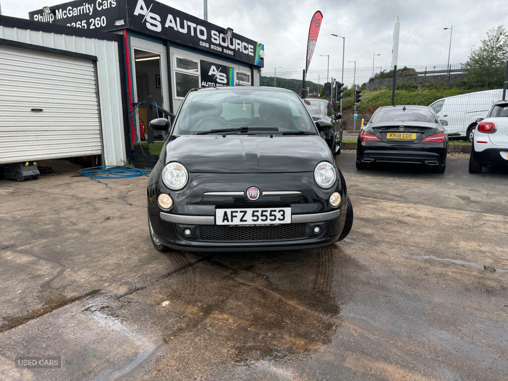 Fiat 500 1.2 Bydiesel 3dr AFZ5553 Black #2