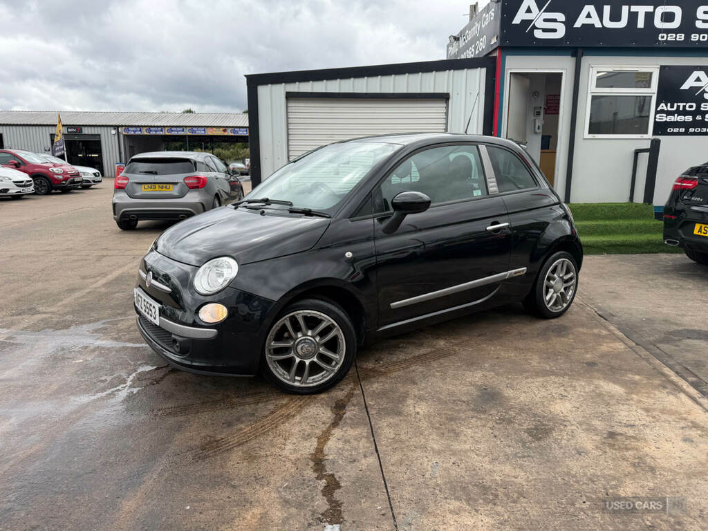 Fiat 500 1.2 Bydiesel 3dr AFZ5553 Black #3