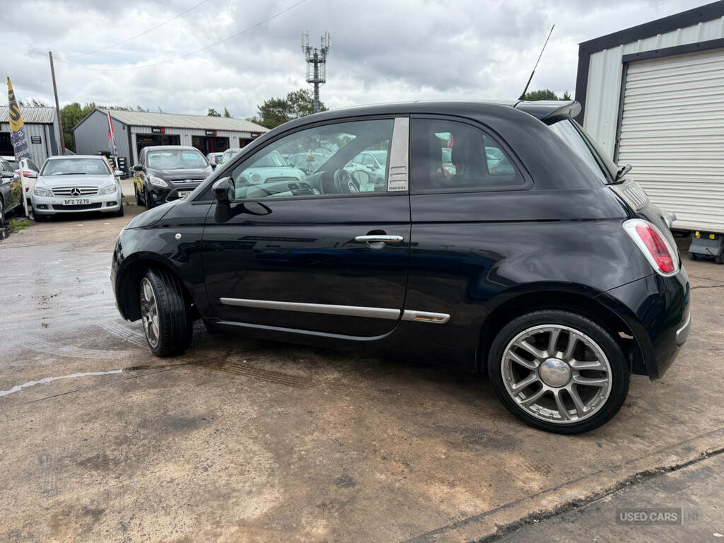 Fiat 500 1.2 Bydiesel 3dr AFZ5553 Black #5