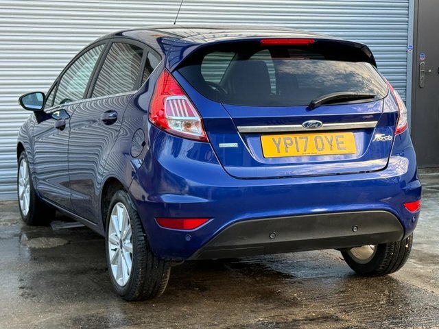 Ford Fiesta Ecoboost Titanium Powershift Euro YP17OYE Blue