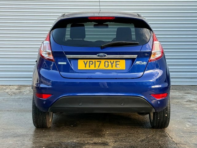 Ford Fiesta Ecoboost Titanium Powershift Euro YP17OYE Blue #2