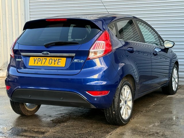 Ford Fiesta Ecoboost Titanium Powershift Euro YP17OYE Blue #3
