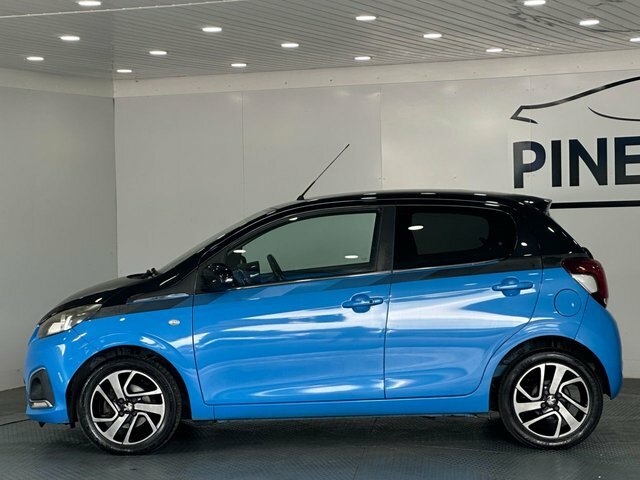 Peugeot 108 1.2 Puretech Allure Hatchback Eu HJ65VYT Blue #4