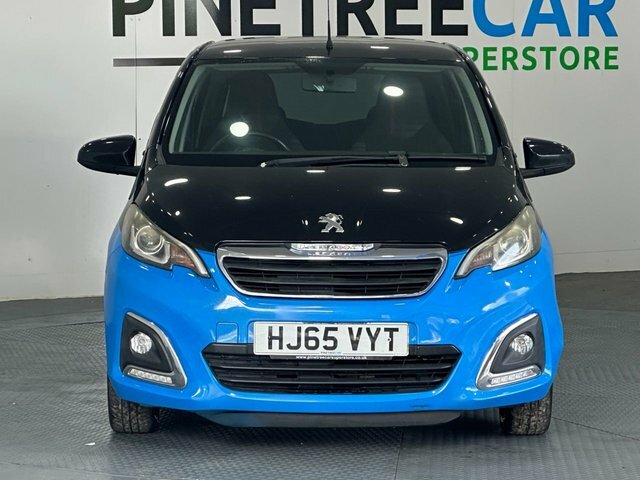 Peugeot 108 1.2 Puretech Allure Hatchback Eu HJ65VYT Blue #2