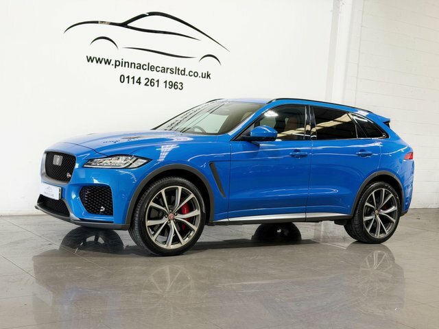 Jaguar F-Pace 2019 5.0 V8 Svr Quickshift Awd Euro 6 Ss Blue #4