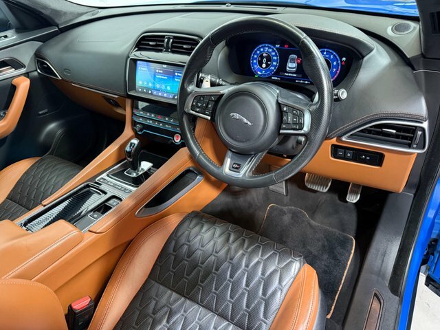 Jaguar F-Pace 2019 5.0 V8 Svr Quickshift Awd Euro 6 Ss Blue #3
