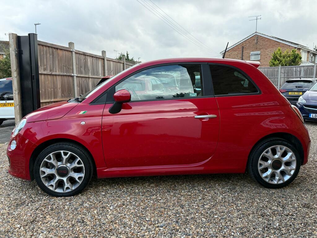 Fiat 500 S Red #3
