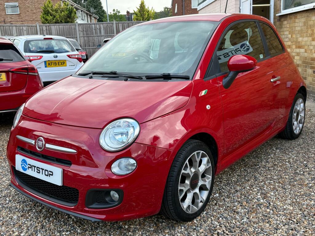 Fiat 500 S Red #4