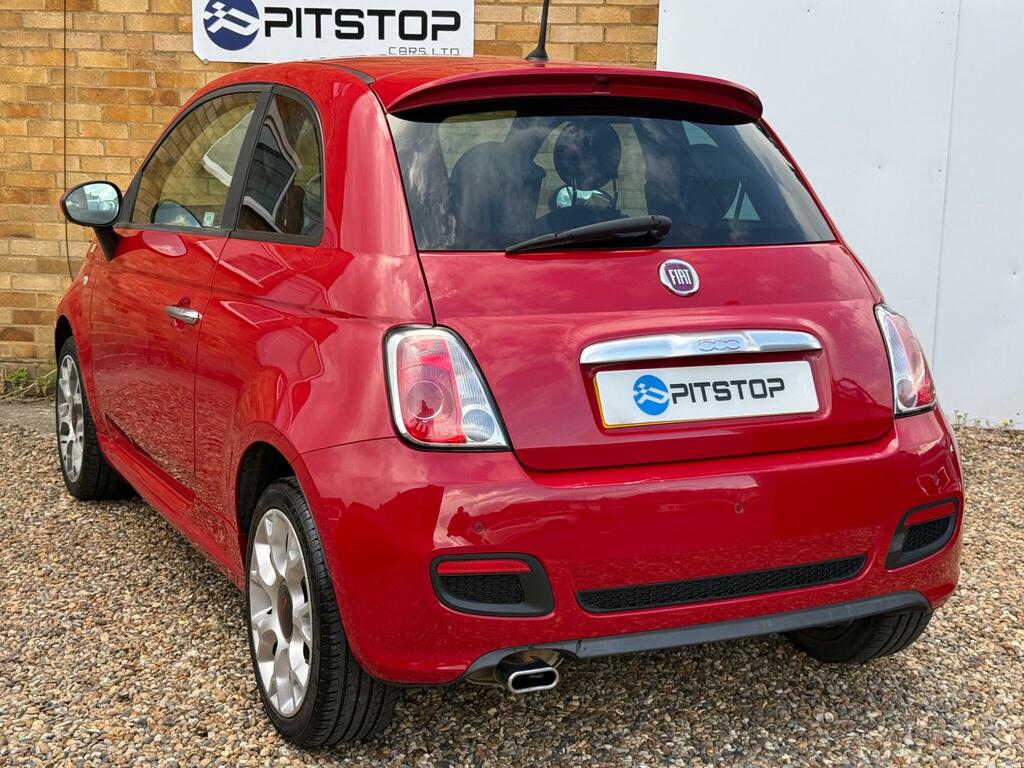 Fiat 500 S Red #6