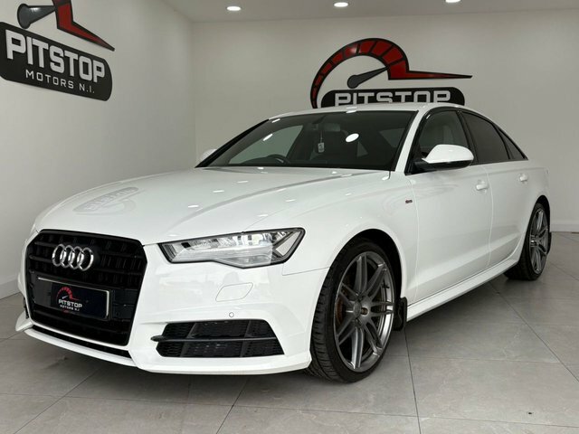 Audi A6 Saloon Tdi Ultra S Line White #2
