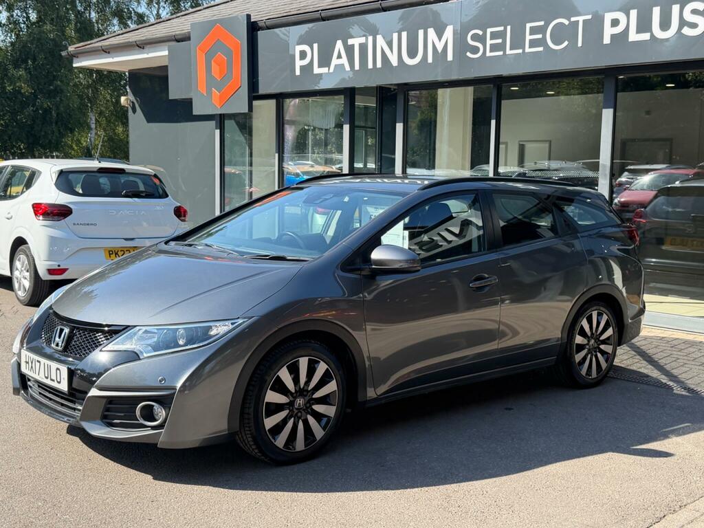 Honda Civic 1.8 I-vtec Se Plus Tourer Euro 6 Grey #3