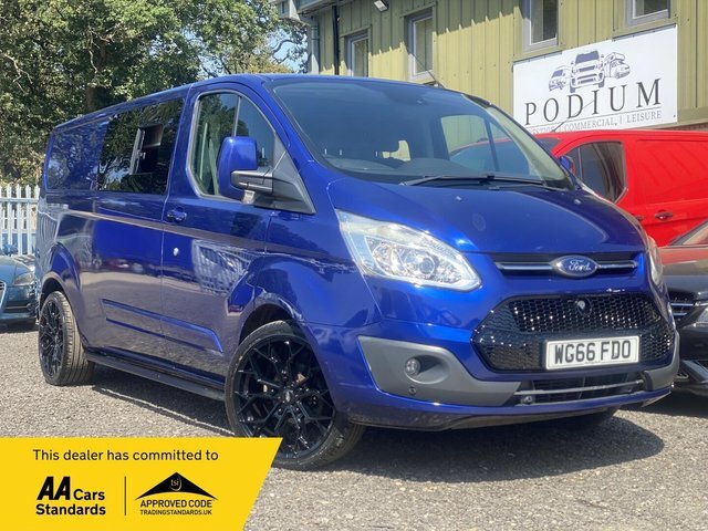 Ford Transit Custom 2.0 Tdci 310Kitchen-sink-solar-rr-swivel-blue WG66FDO Blue