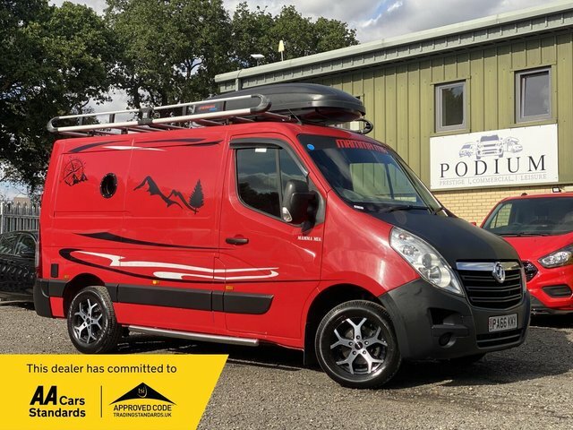 Vauxhall Movano Panel Van White #1