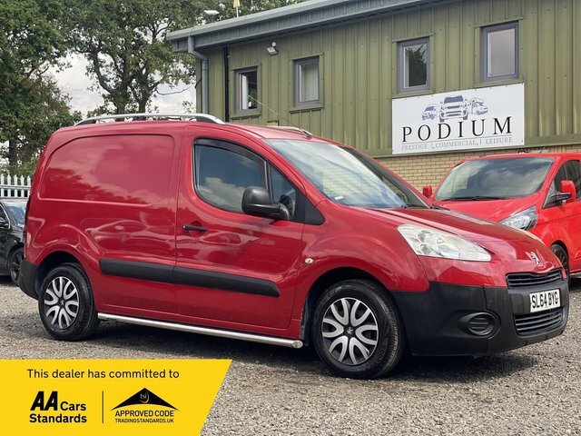 Peugeot Partner 1.6 Hdi 625 Professional L1 Red
