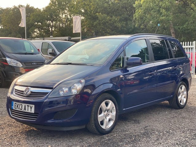 Vauxhall Zafira 1.6 16V Exclusiv Euro 5 EK13ATY Blue