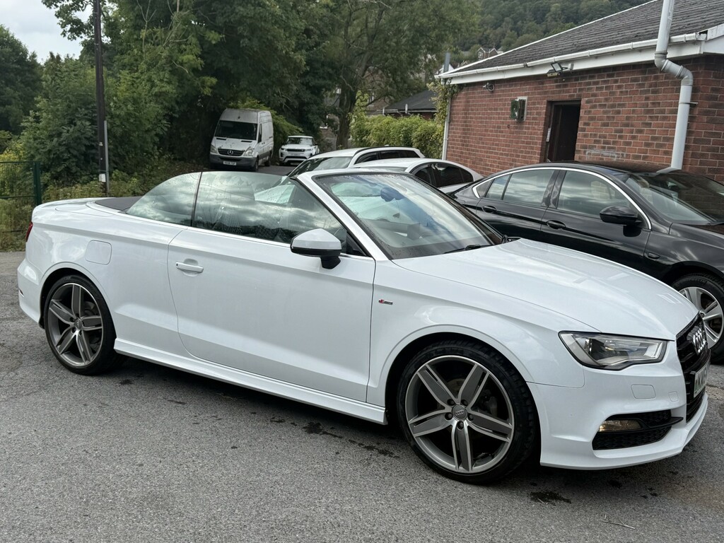 Audi A3 Cabriolet 2.0 Tds Linesupersport Seat-xenon-beltdone-bo- White
